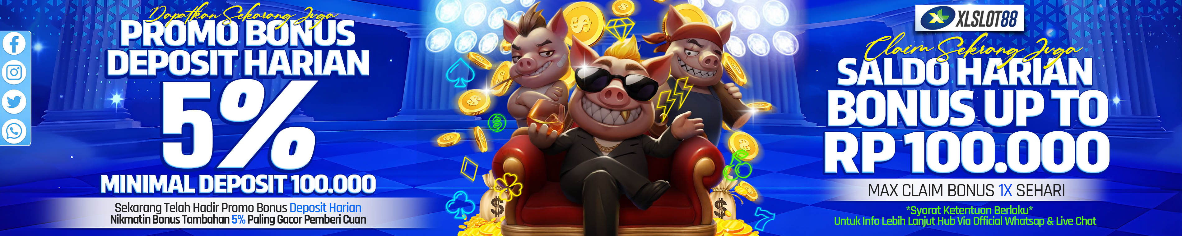 BONUS DEPOSIT 5%